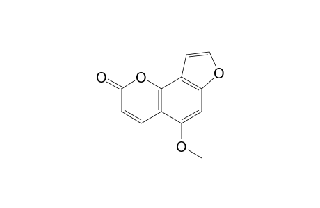 2H-Furo[2,3-h]-1-benzopyran-2-one, 5-methoxy-