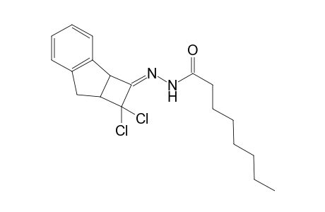 1H-Cyclobuta[a]inden-2-one, 1,1-dichloro-2,2a,7,7a-tetrahydro-, octanoylhydrazone