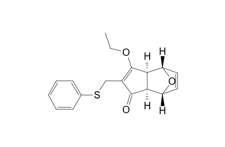 4,7-Epoxy-1H-inden-1-one, 3-ethoxy-3a,4,7,7a-tetrahydro-2-[(phenylthio)methyl]-, (3a.alpha.,4.beta.,7.beta.,7a.alpha.)-