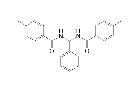 4-methyl-N-[[(4-methylbenzoyl)amino]-phenyl-methyl]benzamide