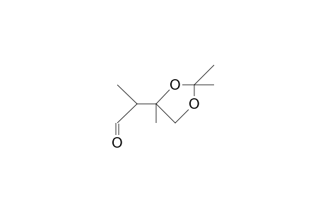 (2R*,3R*)-2,3-Dimethyl-3,4-(isopropylidenedioxy)-butanal