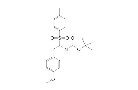 t-Butyl {2-(p-methoxyphenyl)-1-[(4'-methylphenyl)sulfonyl]ethyl-carbamate