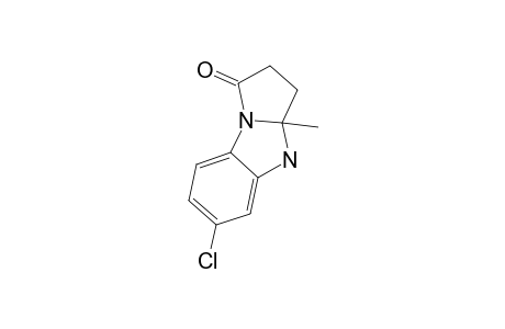 6-CHLORO-3A-METHYL-2,3,3A,4-TETRAHYDRO-1H-PYRROLO-[1,2-A]-BENZIMIDAZOL-1-ONE