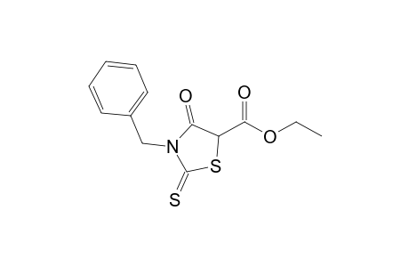 Ethyl 3-benzyl-4-oxo-2-thioxo-1,3-thiazolane-5-carboxylate