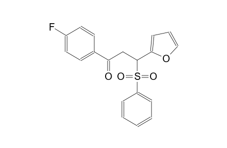1-(4-fluorophenyl)-3-(2-furyl)-3-(phenylsulfonyl)-1-propanone