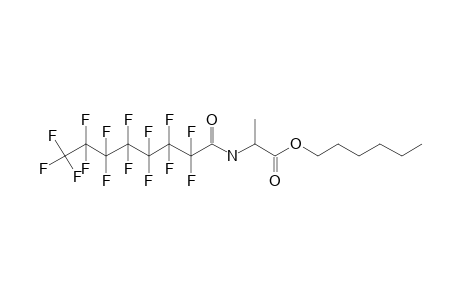 L-Alanine, N-pentadecafluorooctanoyl-, hexyl ester