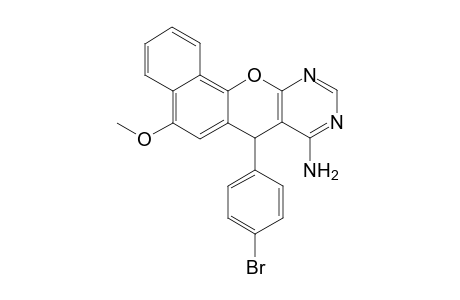 8-Amino-7-(4-bromophenyl)-5-methoxy-7H-benzo[h]chromeno[2,3-d]pyrimidine