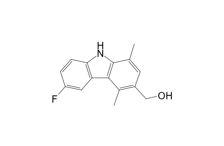 6-Fluoro-1,4-dimethyl-3-hydroxymethylcarbazole