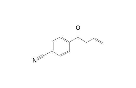 4-(1-Hydroxybut-3-enyl)benzonitrile