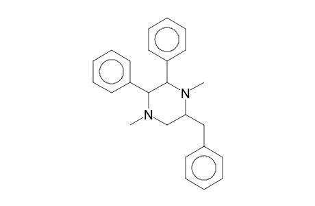 5-Benzyl-1,4-dimethyl-2,3-diphenylpiperazine