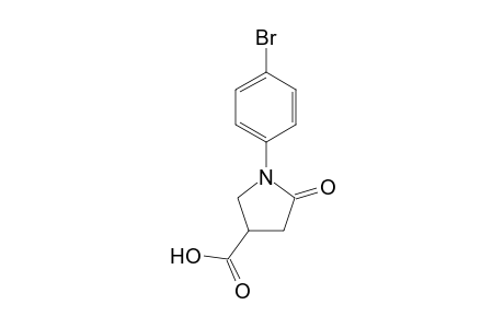 1-(p-bromophenyl)-5-oxo-3-pyrrolidinecarboxylic acid