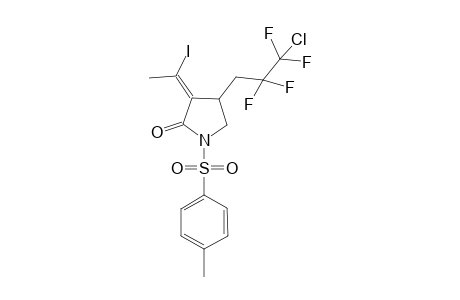 4-(2'-Chlorotetrafluoroethyl)methyl-3(E)-(1'-Iidoethylidene)-1-tosyl-2(3H)-dihydropyrrolidone