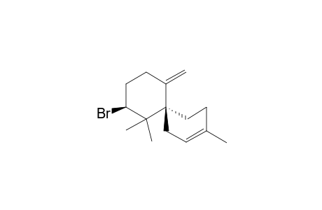 (+)-spiro[2(S)-Bromo-5-methylene-1,1,1'-trimethylcyclohaxene-6,4'-1'-methylcyclocyclohexene]