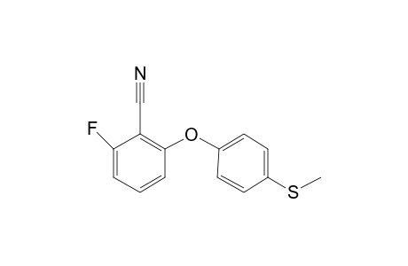 2-Fluoro-6-(4-(methylsulfanyl)phenoxy)benzonitrile