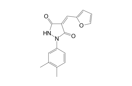 1-(3,4-Dimethylphenyl)-4-(2-furylmethylene)pyrazolidine-3,5-dione