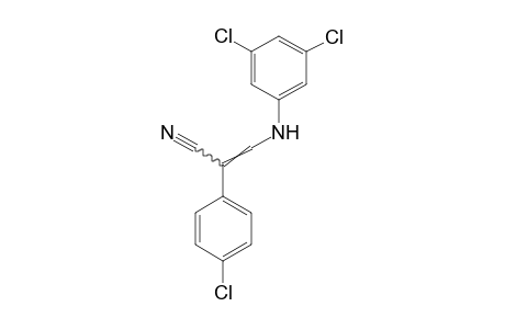 p-CHLORO-beta-(3,5-DICHLOROANILINO)ATROPONITRILE
