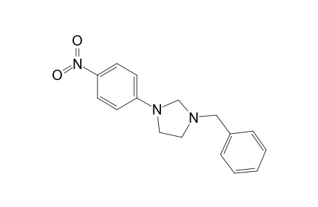 1-(4-nitrophenyl)-3-(phenylmethyl)imidazolidine