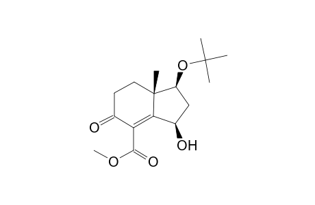 Methyl 6-Methyl-7-tert-butoxy-9-hydroxy-3-oxobicyclo[4.3.0]non-1-en-2-carboxylate