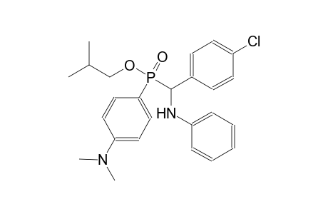 isobutyl anilino(4-chlorophenyl)methyl[4-(dimethylamino)phenyl]phosphinate