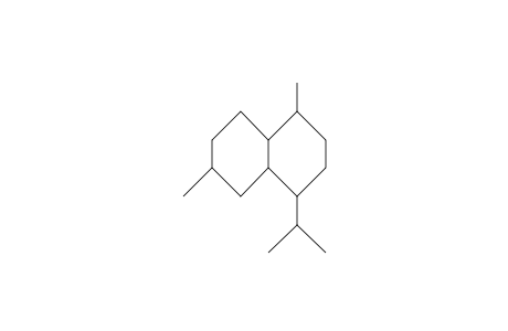 1,6-Dimethyl-4-propan-2-yl-1,2,3,4,4a,5,6,7,8,8a-decahydronaphthalene