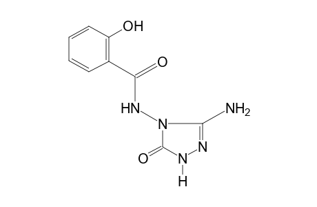 3-amino-4-salicylamido-deltasquare-1,2,4-triazolin-5-one
