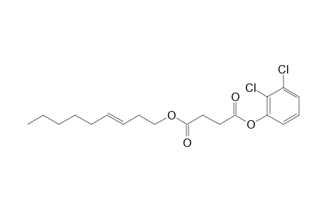 Succinic acid, 2,3-dichlorophenyl non-3-en-1-yl ester