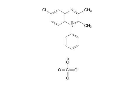 6-chloro-2,3-dimethyl-1-phenylquinoxalinium perchlorate