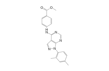 benzoic acid, 4-[[1-(2,4-dimethylphenyl)-1H-pyrazolo[3,4-d]pyrimidin-4-yl]amino]-, methyl ester