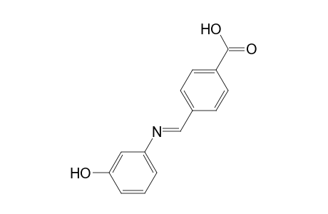 4-[(3-Hydroxy-phenylimino)-methyl]-benzoic acid
