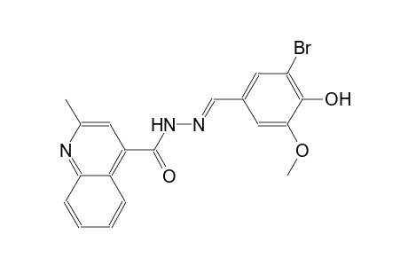 N'-[(E)-(3-bromo-4-hydroxy-5-methoxyphenyl)methylidene]-2-methyl-4-quinolinecarbohydrazide