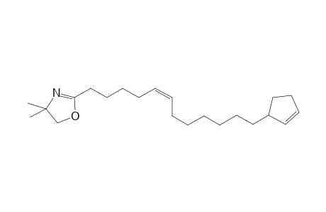 Cyclopent-2-enyltridec-6-enoic acid, dmox derivative