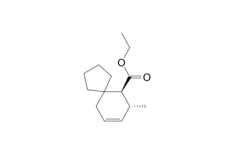rel-(6S,7R)-7-methylspiro[4.5]dec-8-ene-6-carboxylic acid ethyl ester