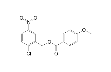 Benzoic acid, 4-methoxy-, (2-chloro-5-nitrophenyl)methyl ester