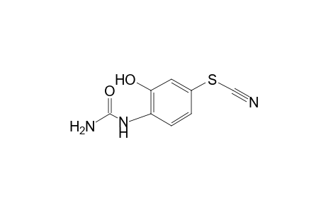 thiocyanic acid, (3-hydroxy-4-ureidophenyl) ester