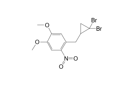 Benzene, 1-[(2,2-dibromocyclopropyl)methyl]-4,5-dimethoxy-2-nitro-