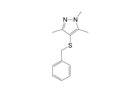 4-Benzylthio-1,3,5-trimethyl-pyrazole