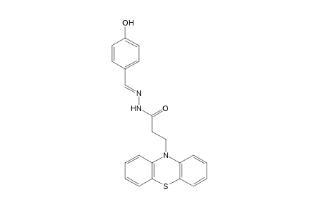 10-phenothiazinepropionic acid, (p-hydroxybenzylidene)hydrazide