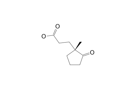 (1R)-3-(1-METHYL-2-OXOCYCLOPENTYL)-ACID-PROPANOIC