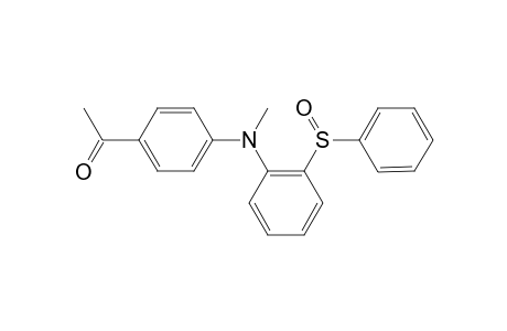 1-(4-{Methyl[2-(phenylsulfinyl)phenyl]amino}phenyl)ethan-1-one