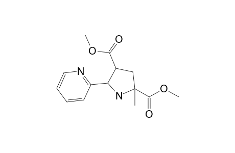 Dimethyl 2-methyl-5-pyridin-2-ylpyrrolidine-2,4-dicarboxylate