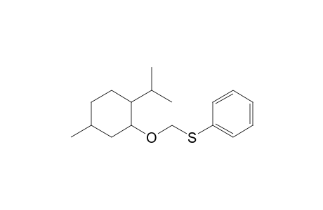 {[5-Methyl-2-(1'-methylethyl)cyclohexyloxy]methylthio}benzene