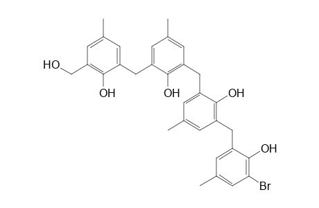 3-{3-[3-(3-bromo-5-methylsalicyl)-5-methylsalicyl]-5-methylsalicyl}-2-hydroxy-5-methylbenzyl alcohol