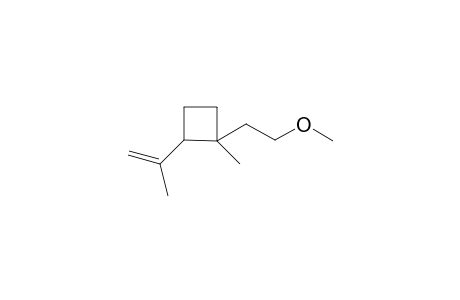 E-1-(2-Methoxyethy)-2-isopropenyl-1-methylcyclobutane