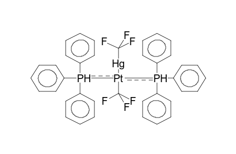 CIS-BIS(TRIPHENYLPHOSPHINE)TRIFLUOROMETHYL(TRIFLUOROMETHYLMERCURY)PLATINA