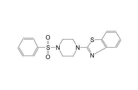 2-[4-(Phenylsulfonyl)-1-piperazinyl]-1,3-benzothiazole