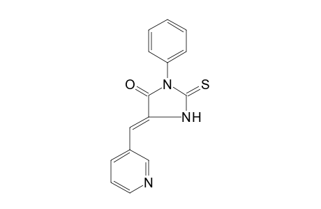 4H-imidazol-4-one, 3,5-dihydro-2-mercapto-3-phenyl-5-(3-pyridinylmethylene)-, (5Z)-