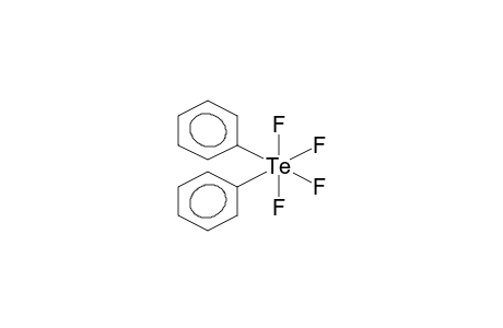 (trans)-Tetrafluoro-diphenyl-.lambda.6-Tellane