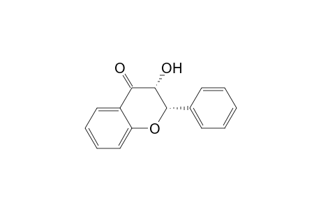 4H-1-Benzopyran-4-one, 2,3-dihydro-3-hydroxy-2-phenyl-, cis-