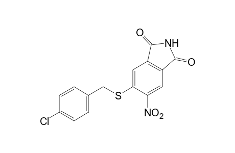 4-[(p-chlorobenzyl)thio]-5-nitrophthalimide