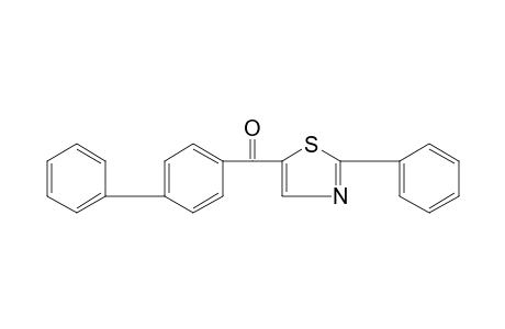 4-BIPHENYLYL 2-PHENYL-5-THIAZOLYL KETONE